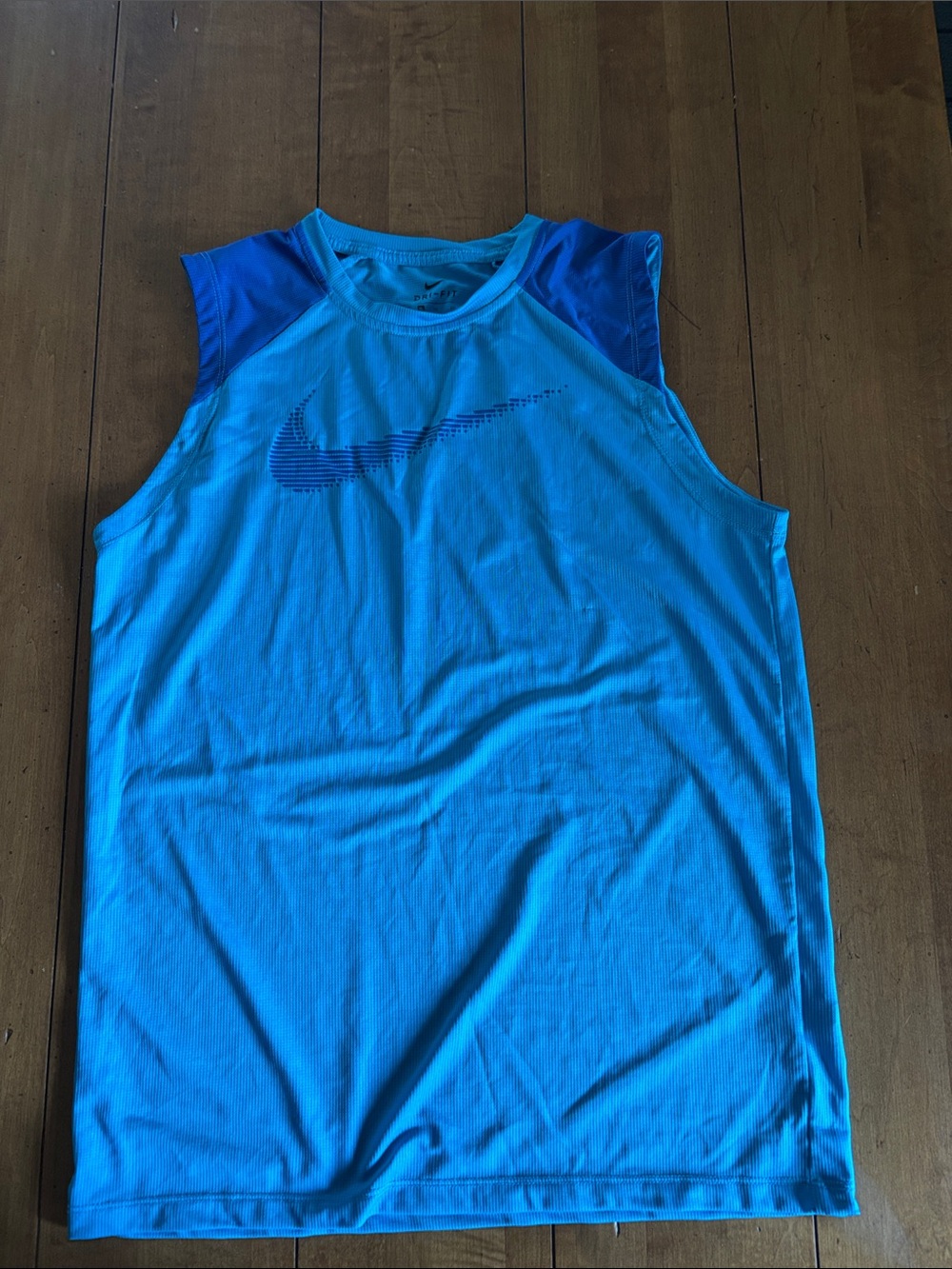 Nike  Blue Sleeveless  Tank with Royal Accents